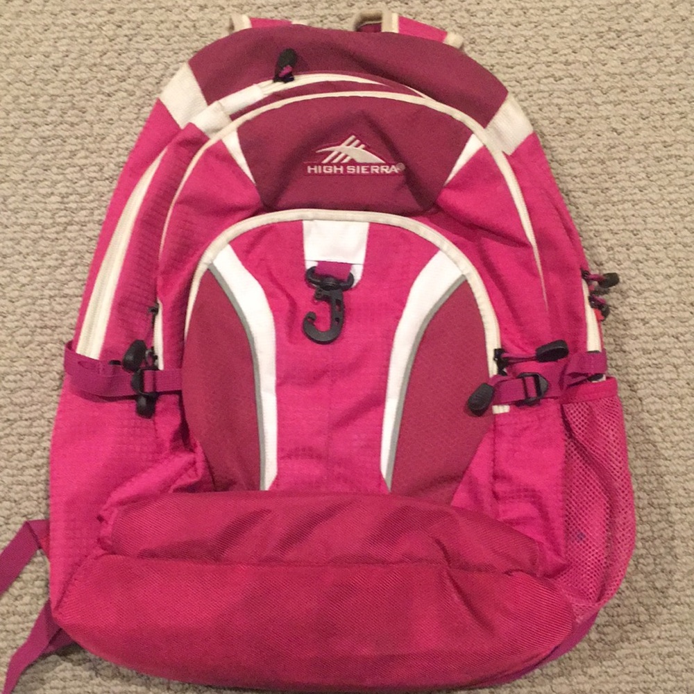 High Sierra backpack pink